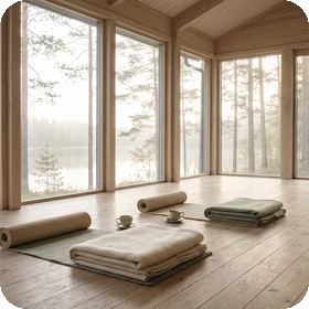 Chans att vinna en helg på yogaretreat för två, ett presentkort värt 10 000 kr