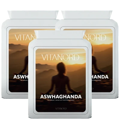3 burkar Vitanord Ashwagandha