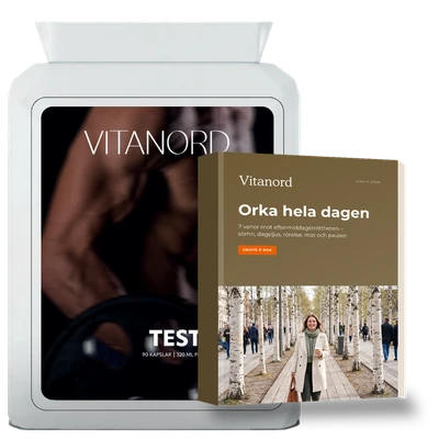 1 burk Vitanord Testorin + gratis e-böcker